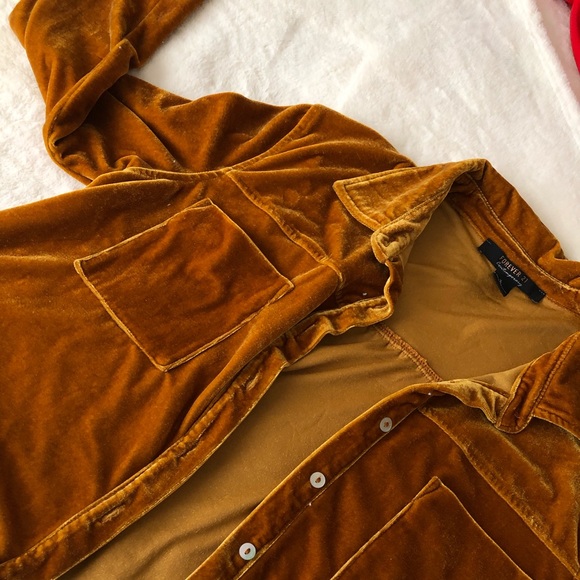 Forever 21 velvet coat - Picture 4 of 4